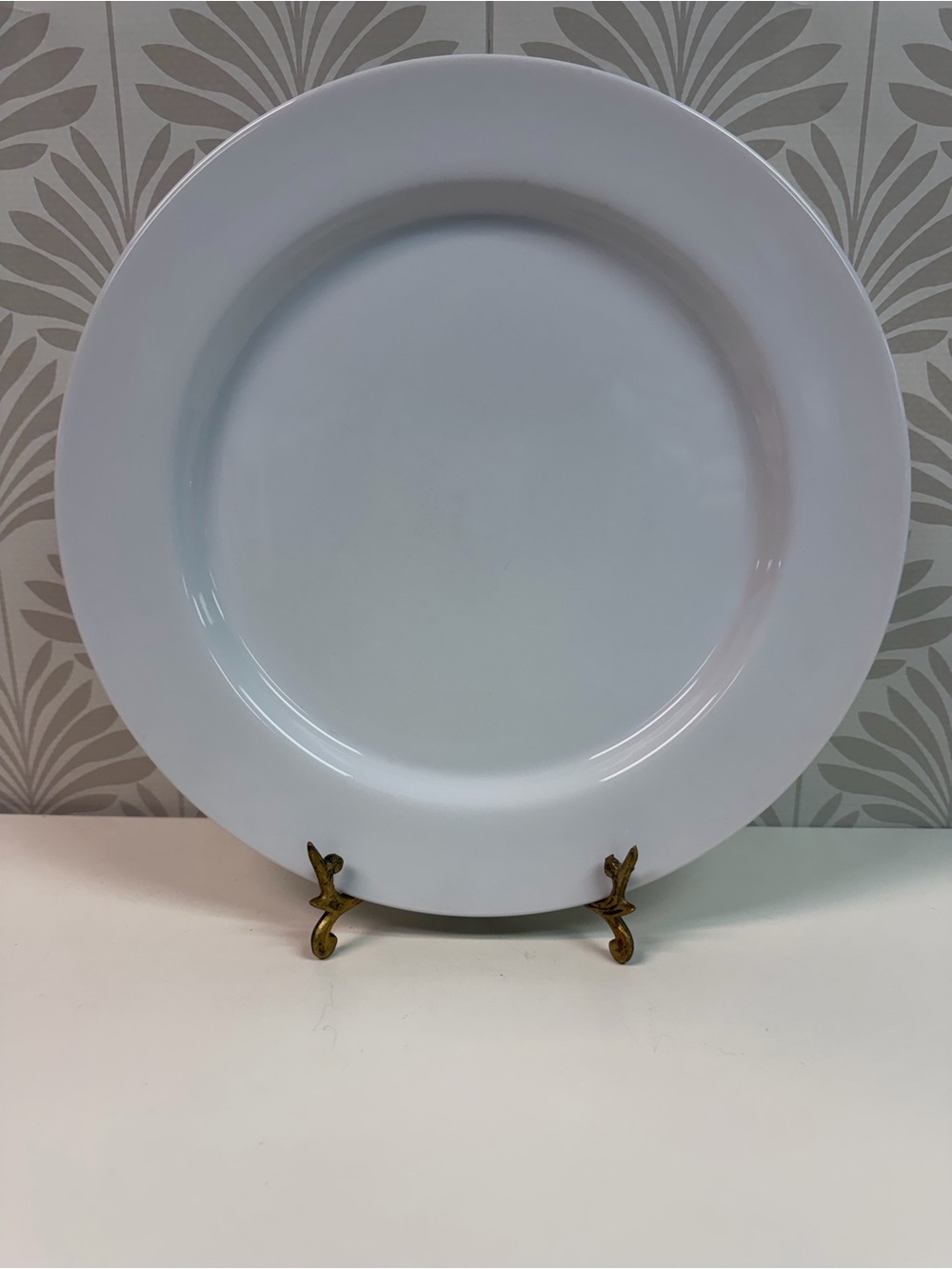 Pottery Barn PB Modern White Dinner Plates Set of 4 Made in Japan